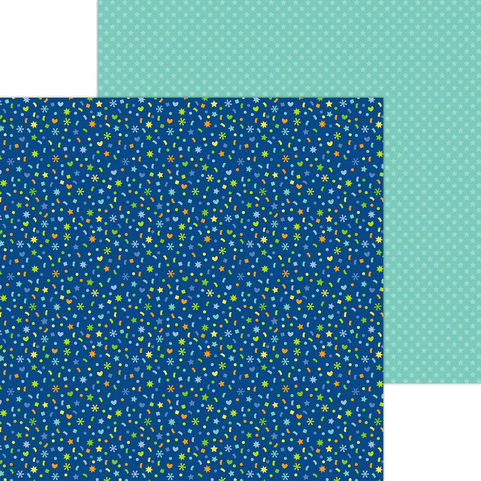 *Pre-Order* Doodlebug Balloons & Banners 12" x 12" Paper Cue The Confetti