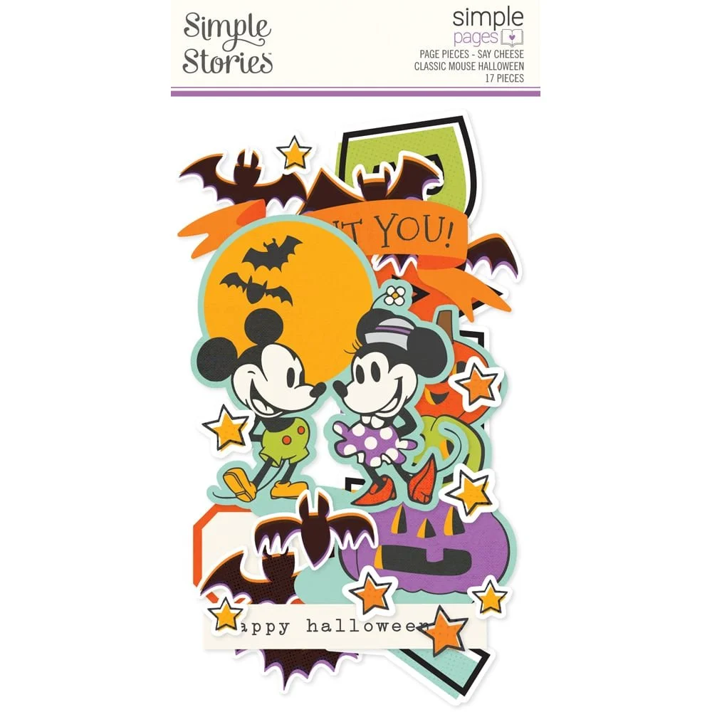 *Pre-Order* Simple Stories Say Cheese Classic Mouse Halloween Page Pieces