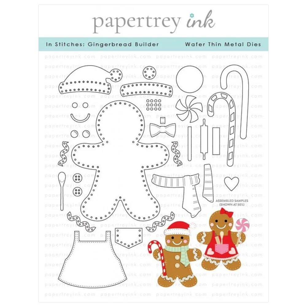 Papertrey Ink In Stitches: Gingerbread Builder Die