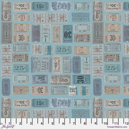 Tim Holtz Eclectic Elements Palette Blue Tickets