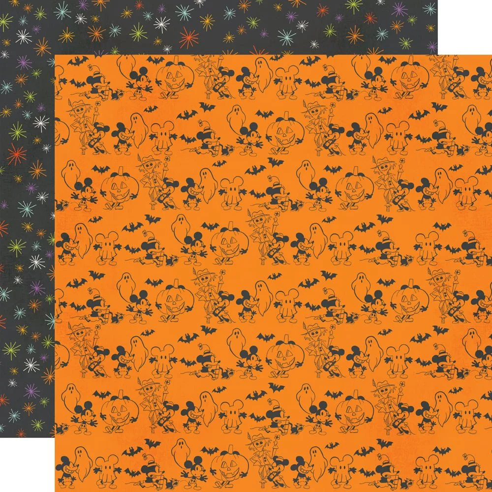 *Pre-Order* Simple Stories Say Cheese Classic Mouse Halloween 12" x 12" Paper Shrills & Shivers