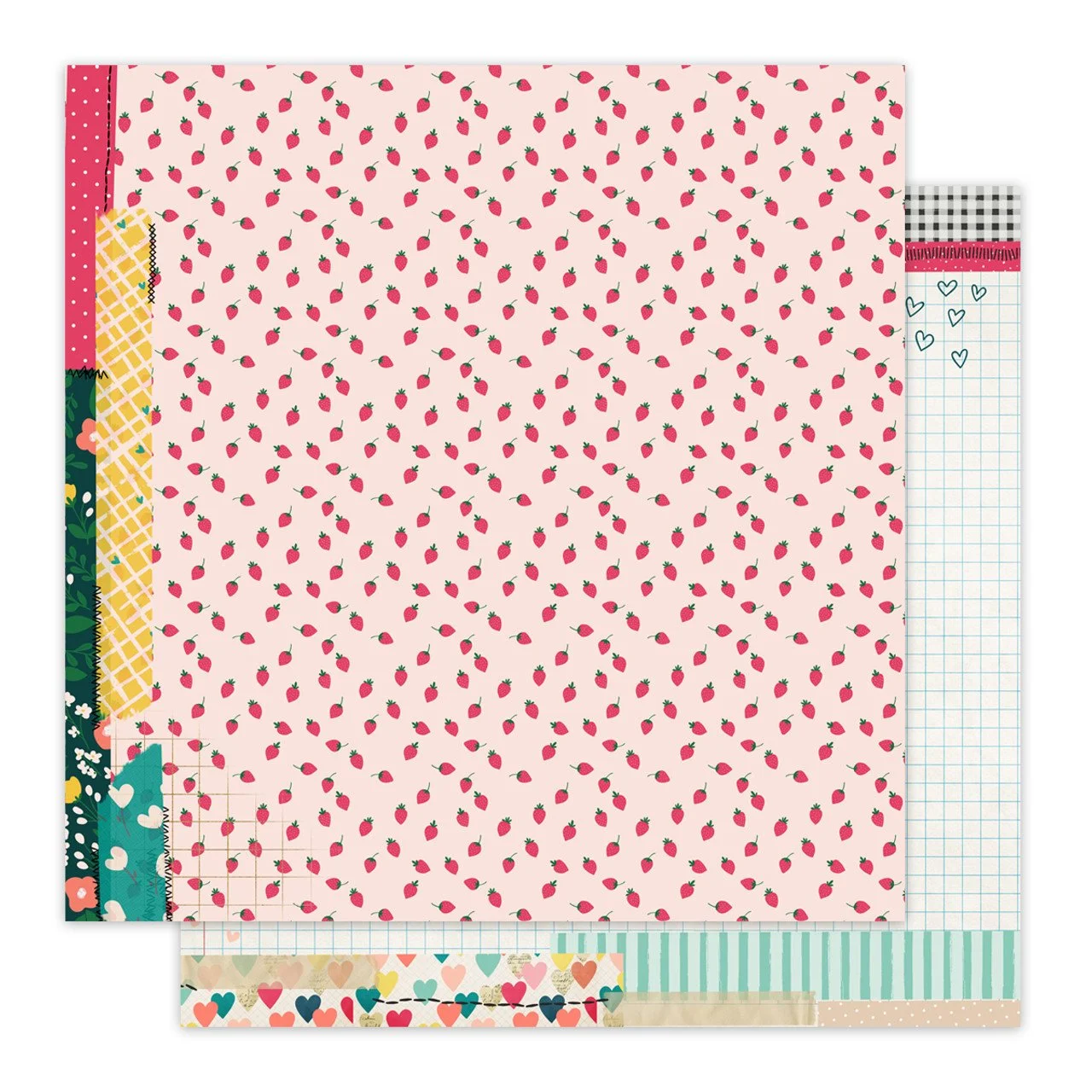 Pretty Little Studio Love Is Kind 12" x 12" Double Sided Paper Full Of Love