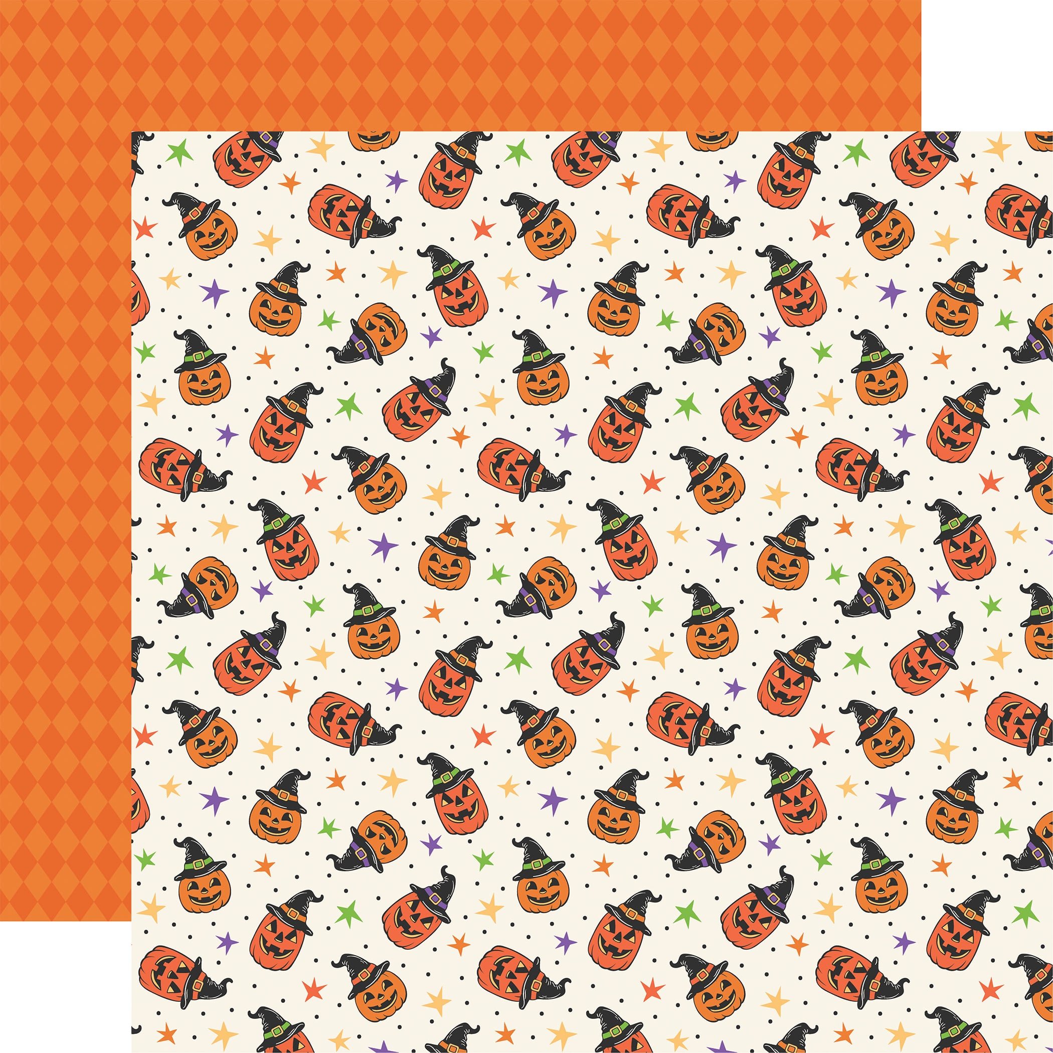 *Pre-Order* Echo Park Halloween Parade 12" x 12" Paper Jack-O-Lantern Party