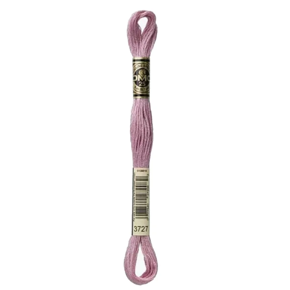 DMC 6-Strand Embroidery Cotton 8.7yd Light Antique Mauve 3727