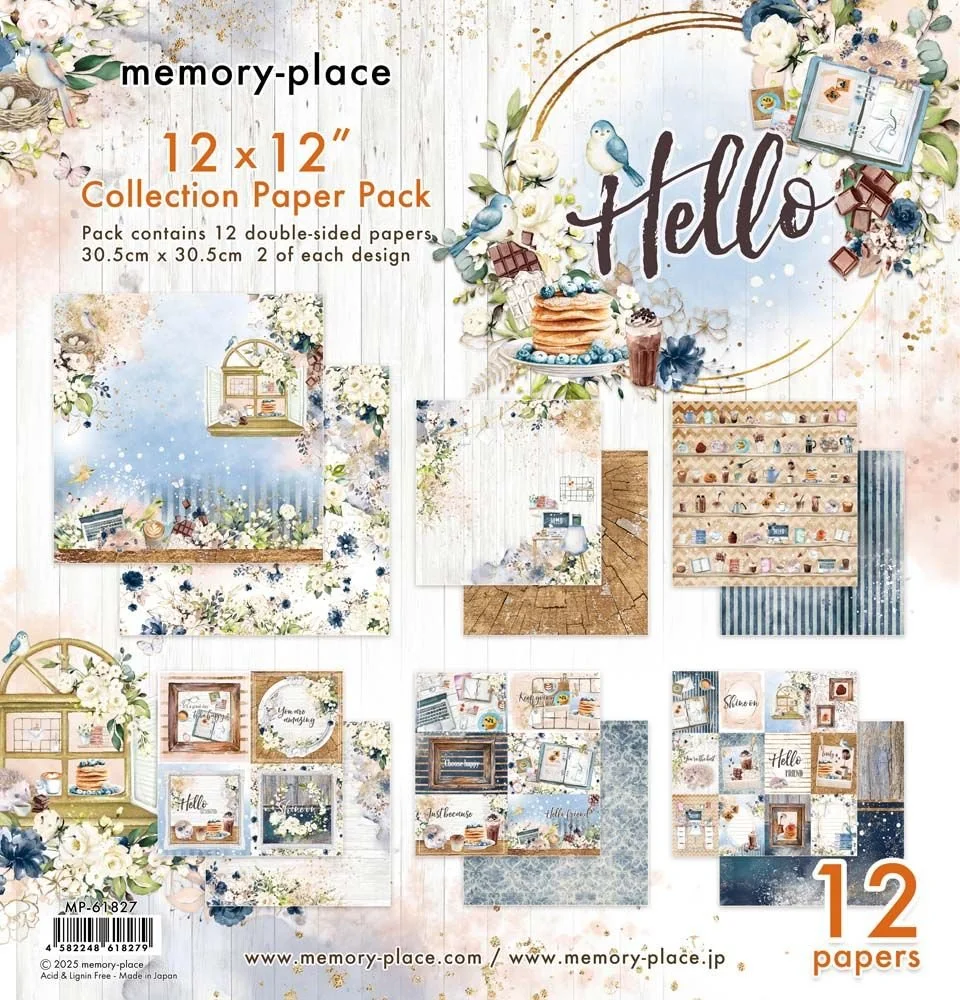 *Pre-Order* Memory Place Hello 12" x 12" Paper Pad