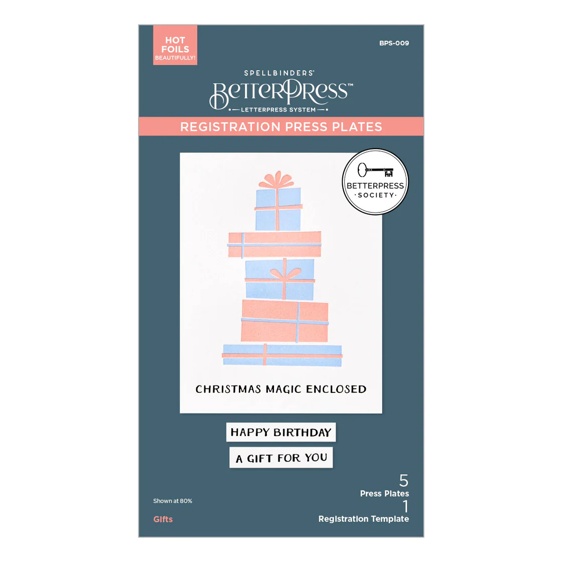 Spellbinders Betterpress Society Gifts BetterPress Plates