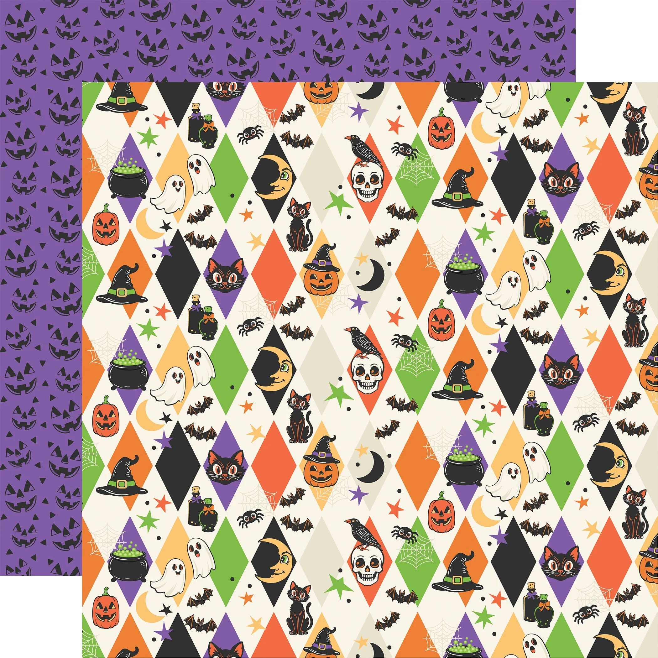 *Pre-Order* Echo Park Halloween Parade 12" x 12" Paper Halloween Friends