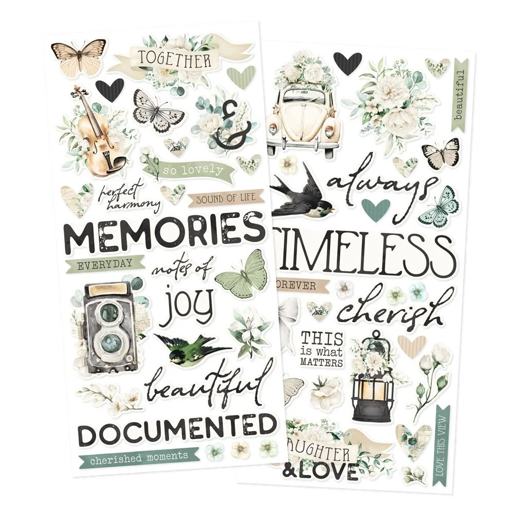 *Pre-Order* Simple Stories Simple Vintage Timeless Harmony Foam Stickers