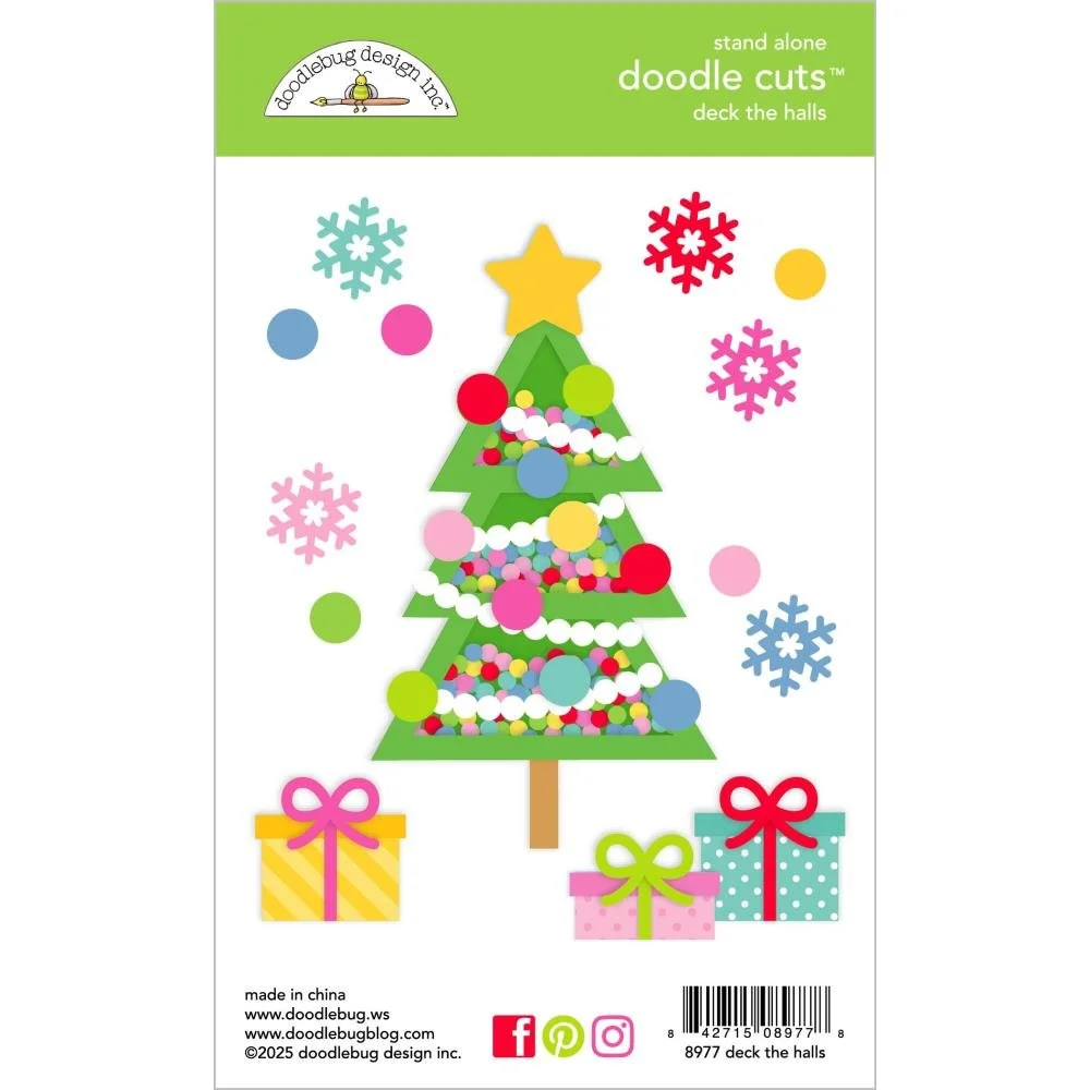 Doodlebug Oh What Fun Doodle Cuts Dies Deck The Halls