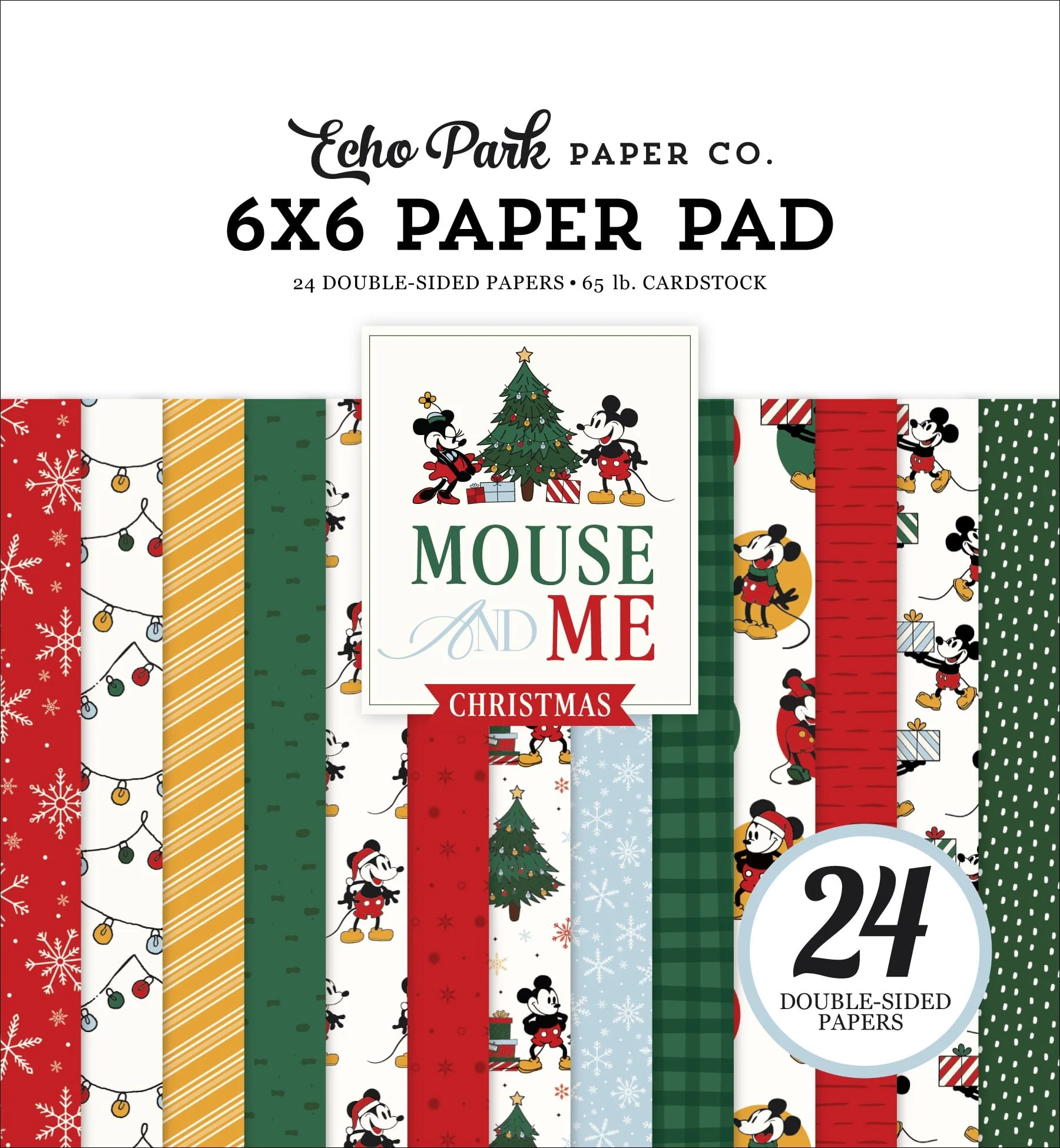 *Pre-Order* Echo Park Mouse & Me Christmas 6" x 6" Paper Pad