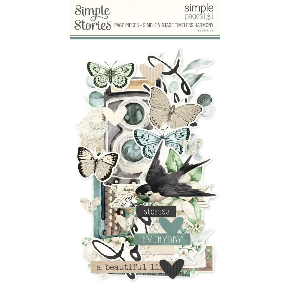 *Pre-Order* Simple Stories Simple Vintage Timeless Harmony Page Pieces