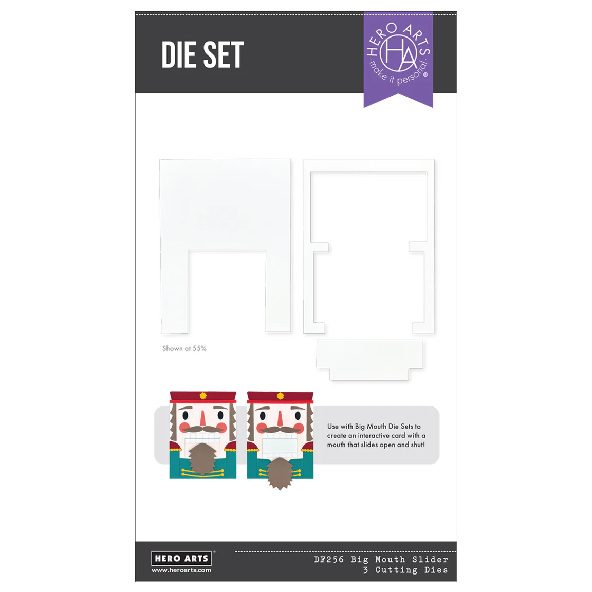 Hero Arts Big Mouth Slider Die Set