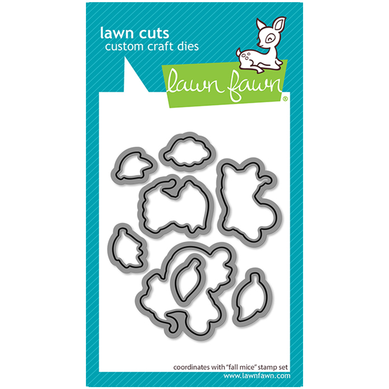 Lawn Fawn fall mice lawn cuts