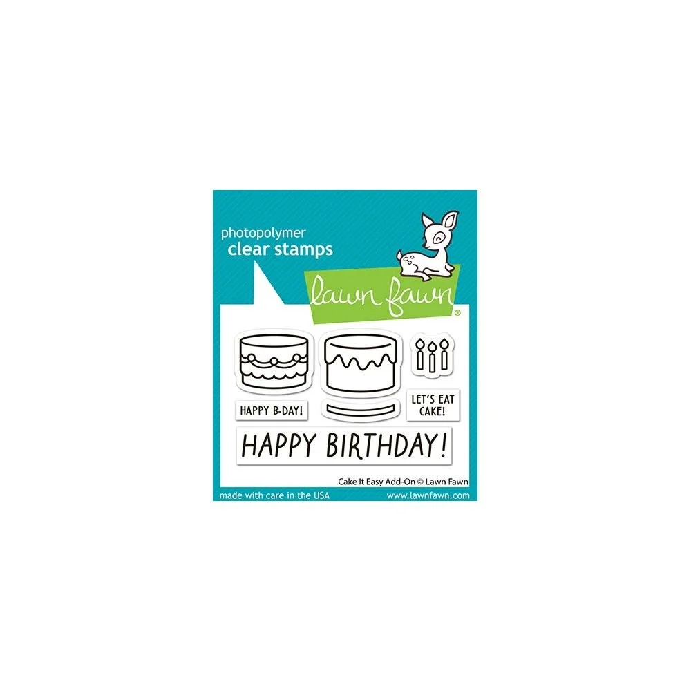 Lawn Fawn Stamps Cake It Easy Add-On