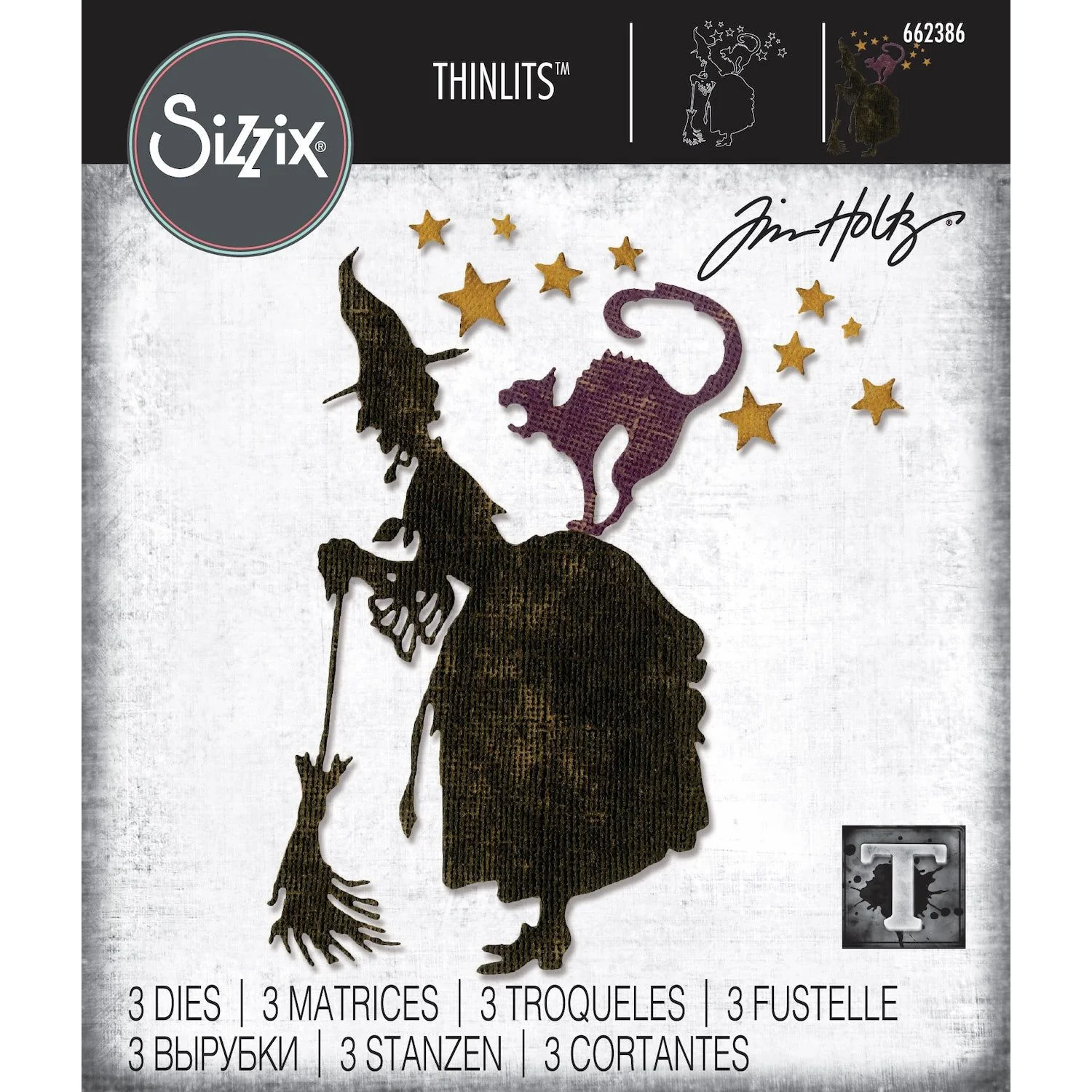 Tim Holtz Sizzix Witchcraft Thinlits Die