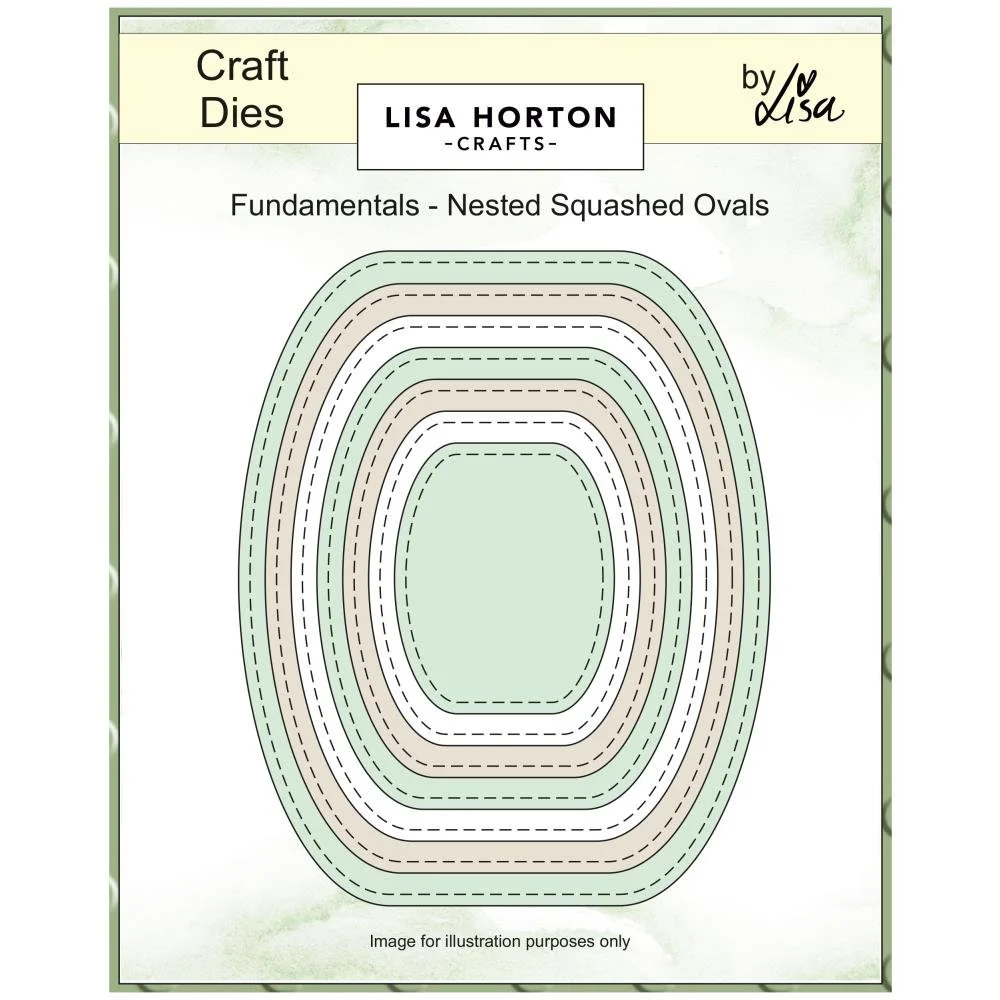 Lisa Horton Craft Dies Squashed Ovals