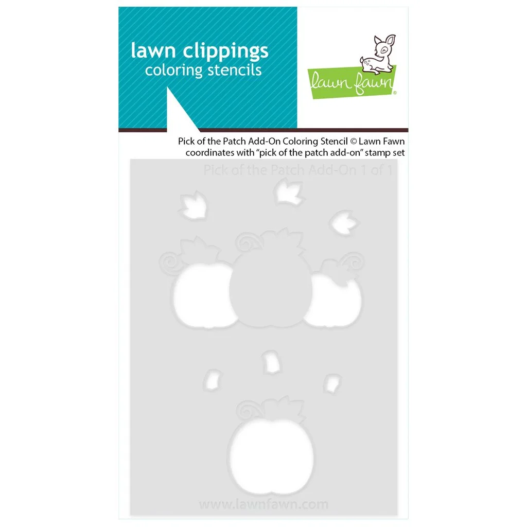 Lawn Fawn Coloring Stencils Pick Of The Patch Add On