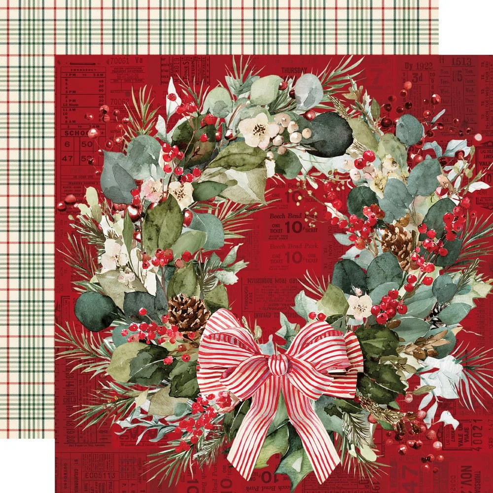 *Pre-Order* Simple Stories Simple Vintage Old Fashioned Christmas 12" x 12" Paper Yuletide Memories