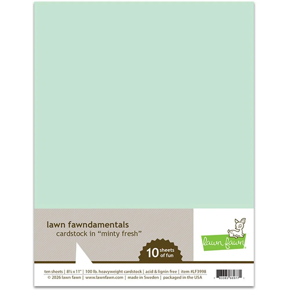 Lawn Fawn Cardstock Minty Fresh