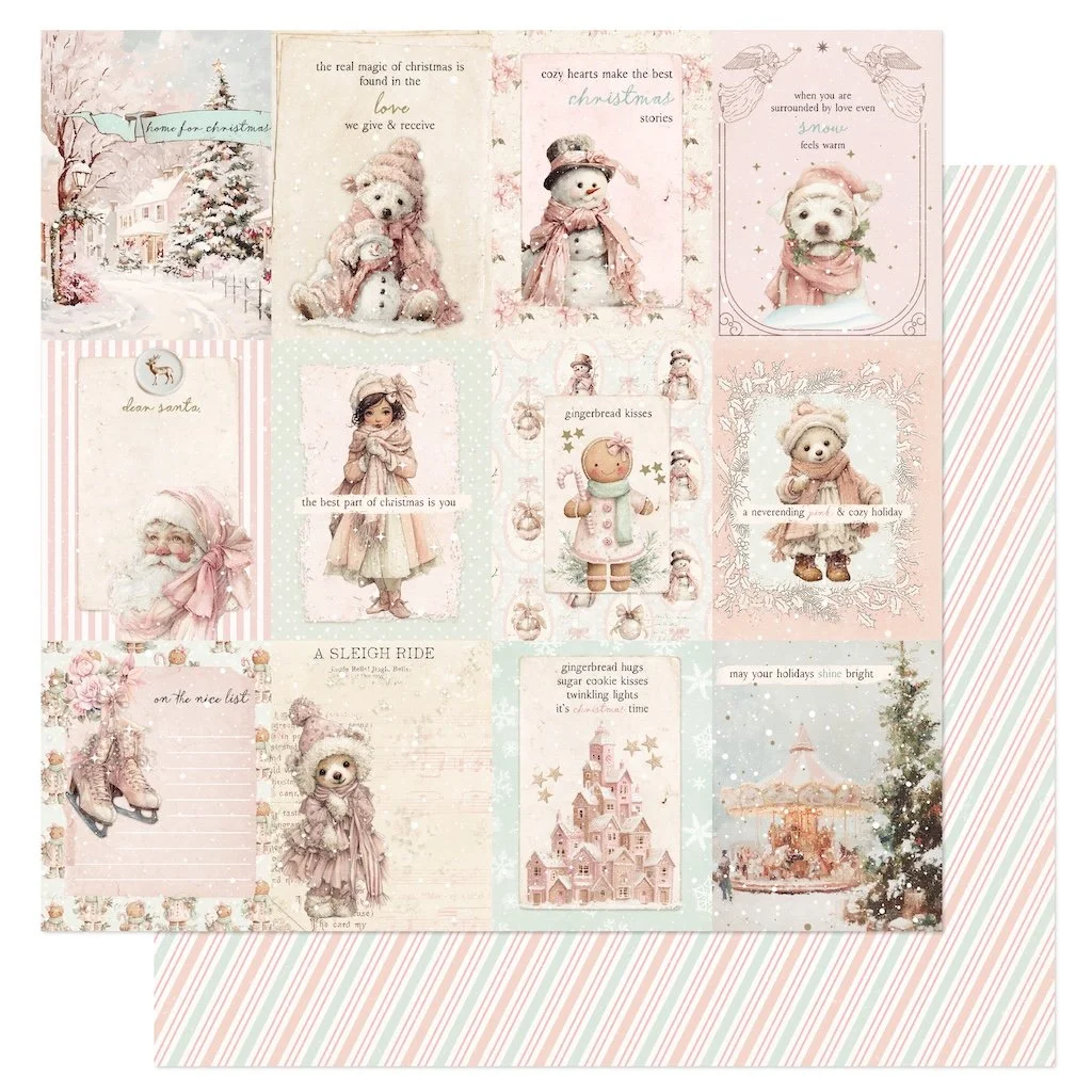 Prima Christmas Blush by Frank Garcia® 12" x 12" Paper On The Nice List