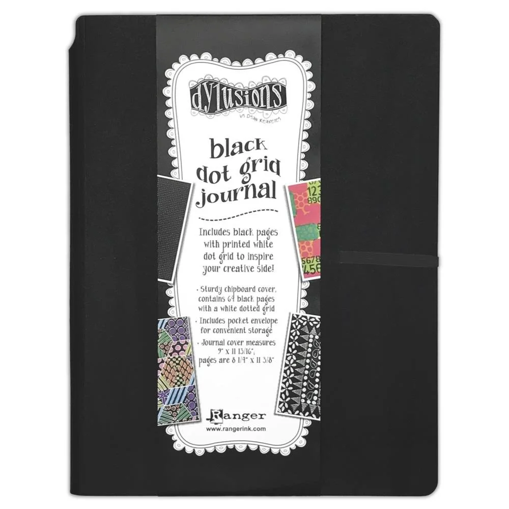 Dyan Reaveley's Dylusions Dot Grid Journal Black