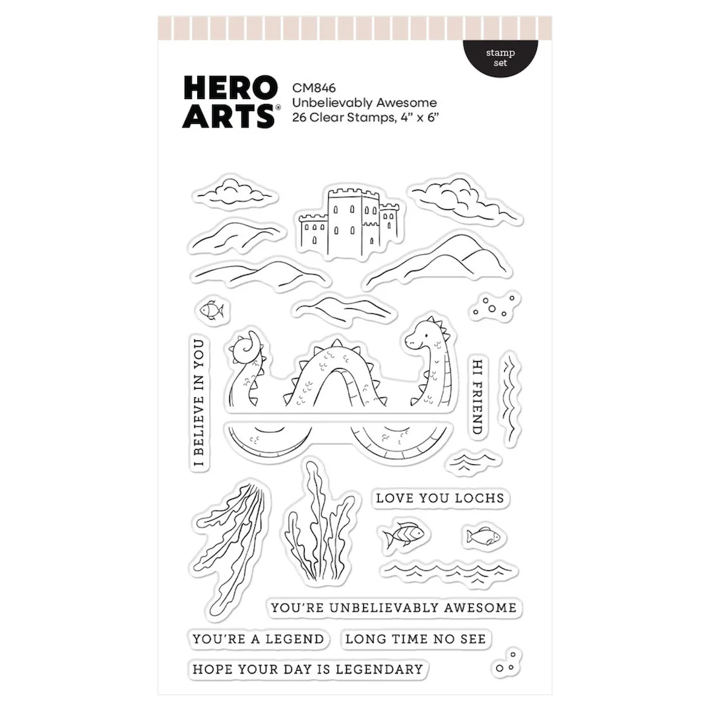Hero Arts Unbelievable Awesome Stamp & Cut