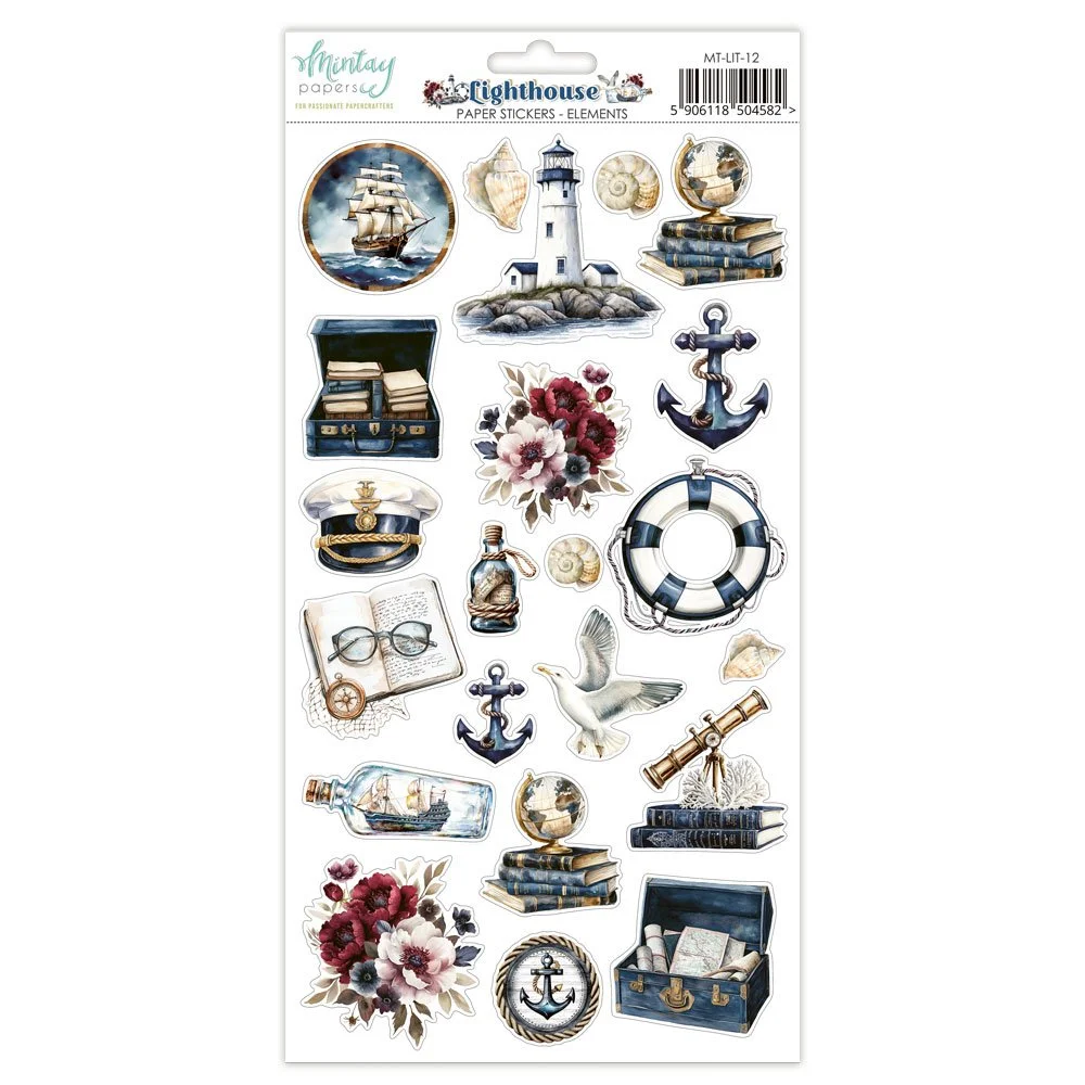 Mintay Lighthouse 6" x 12" Element Stickers