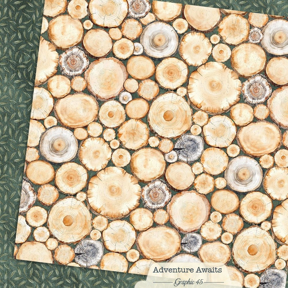 *Pre-Order* Graphic 45 Adventure Awaits 12" x 12" Paper Tree Rings