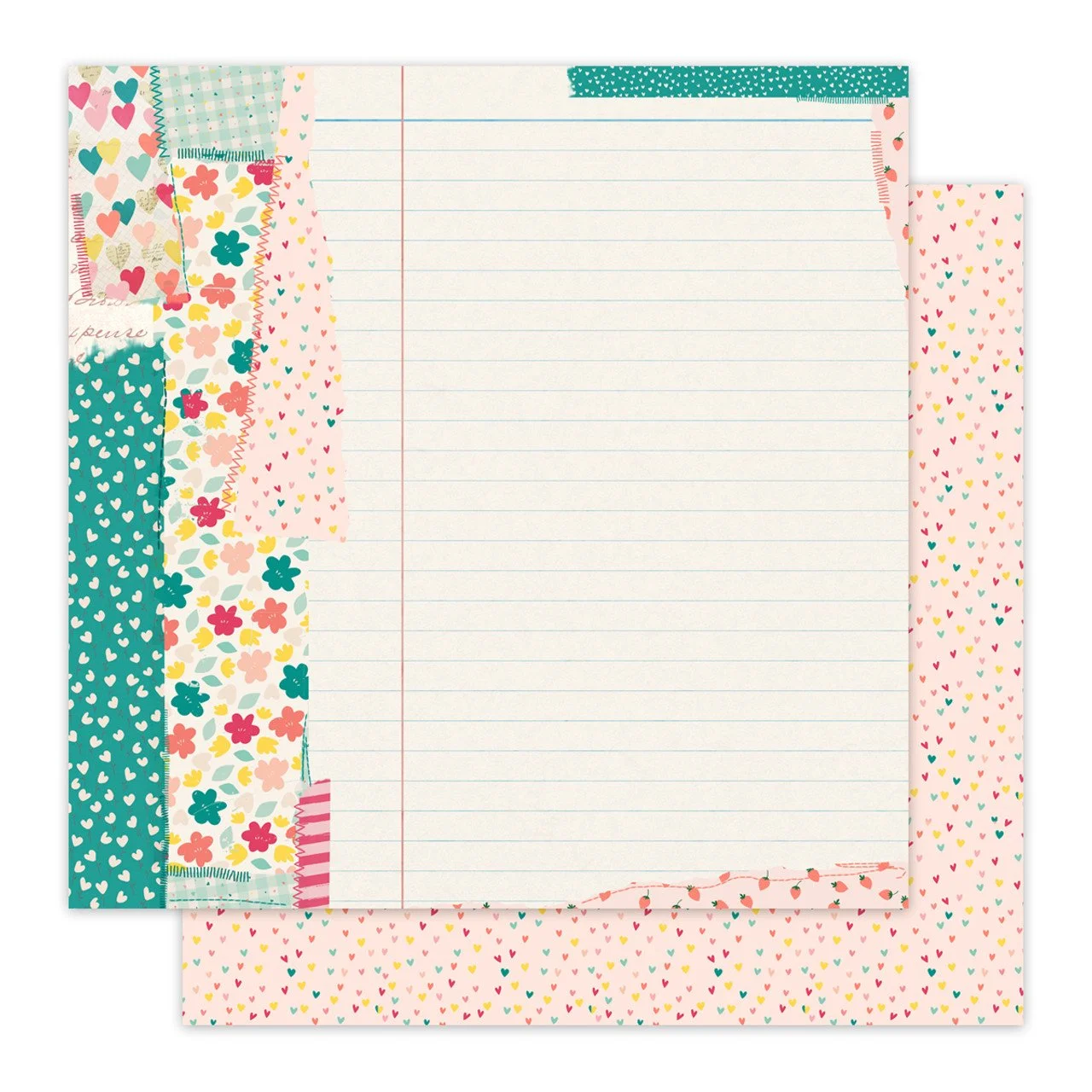 Pretty Little Studio Love Is Kind 12" x 12" Double Sided Paper Love Is Kind