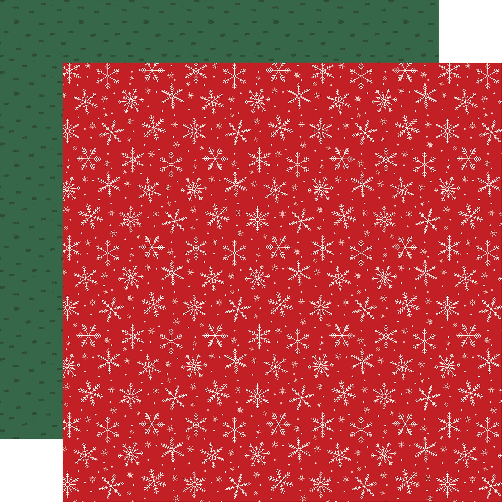 *Pre-Order* Echo Park Mouse & Me Christmas 12" x 12" Paper Sweet Snowflakes