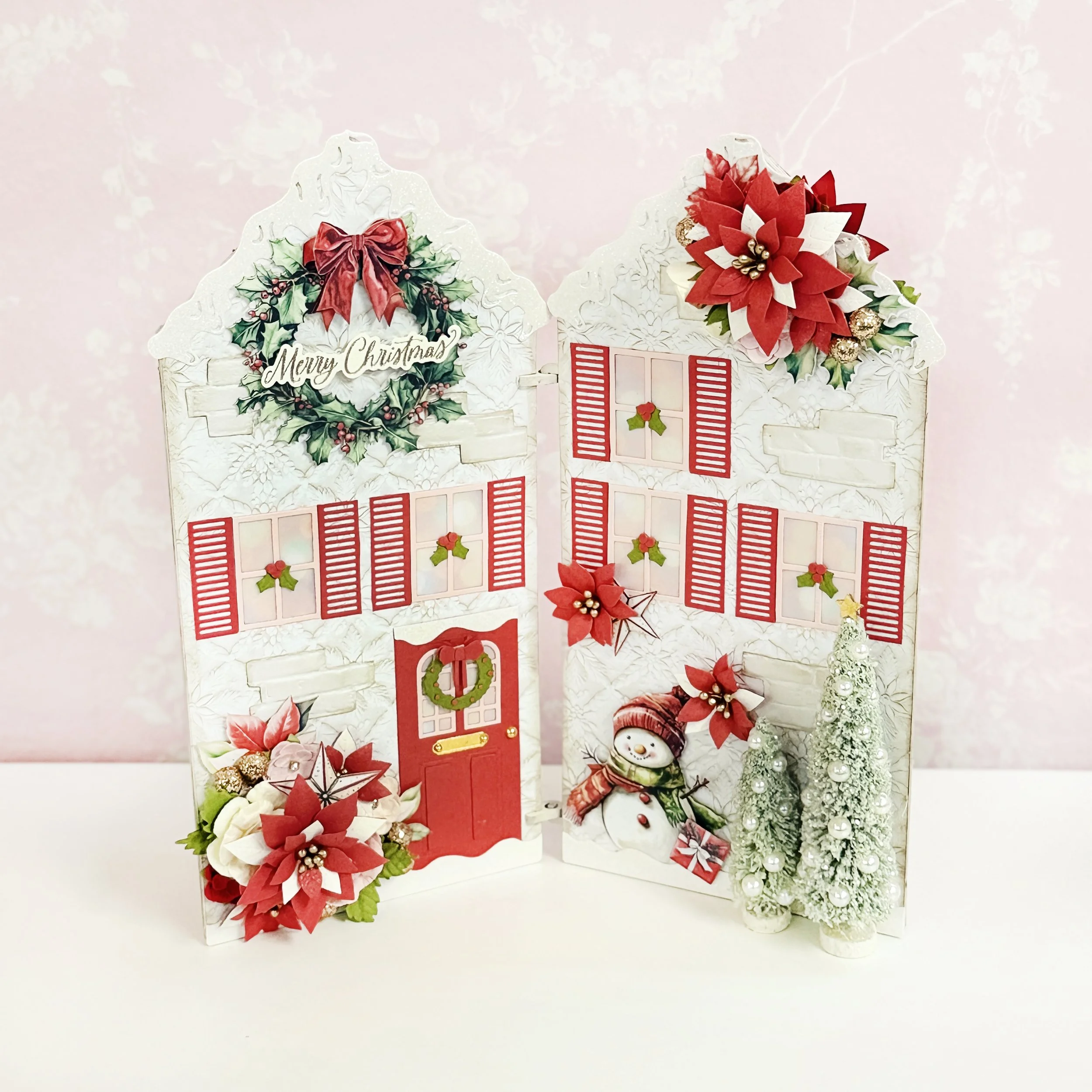 Mintay Panel Christmas House Class with Cheryl