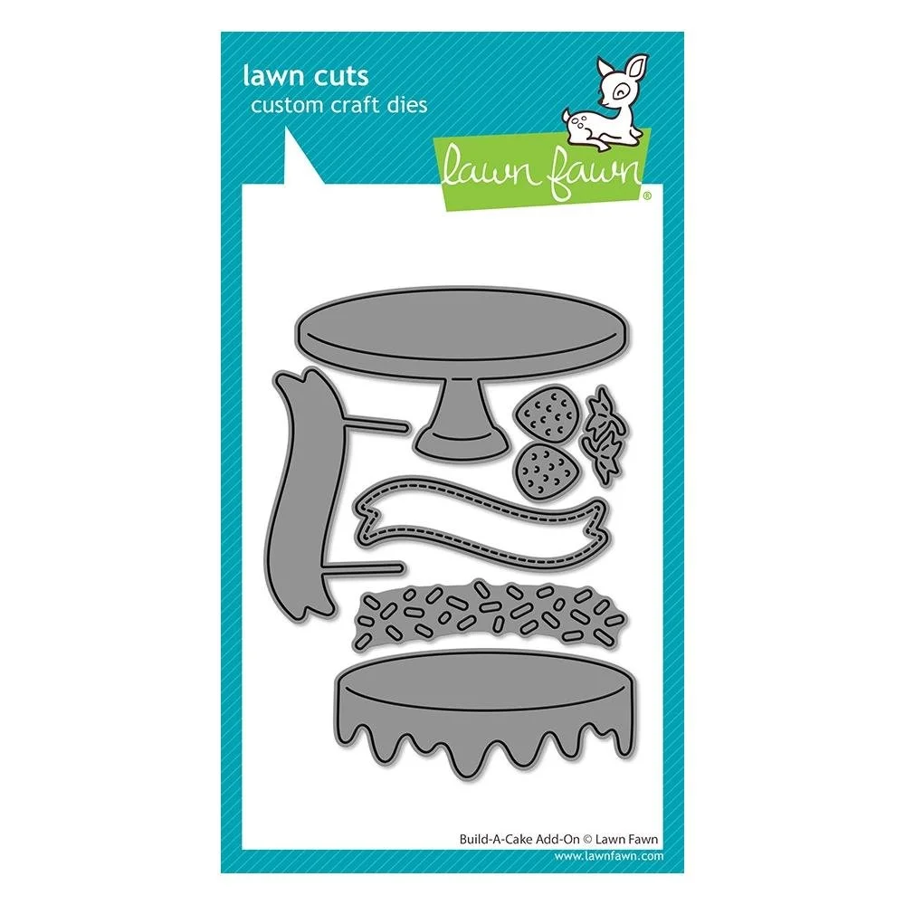 Lawn Fawn Lawn Cuts Build A Cake Add-On