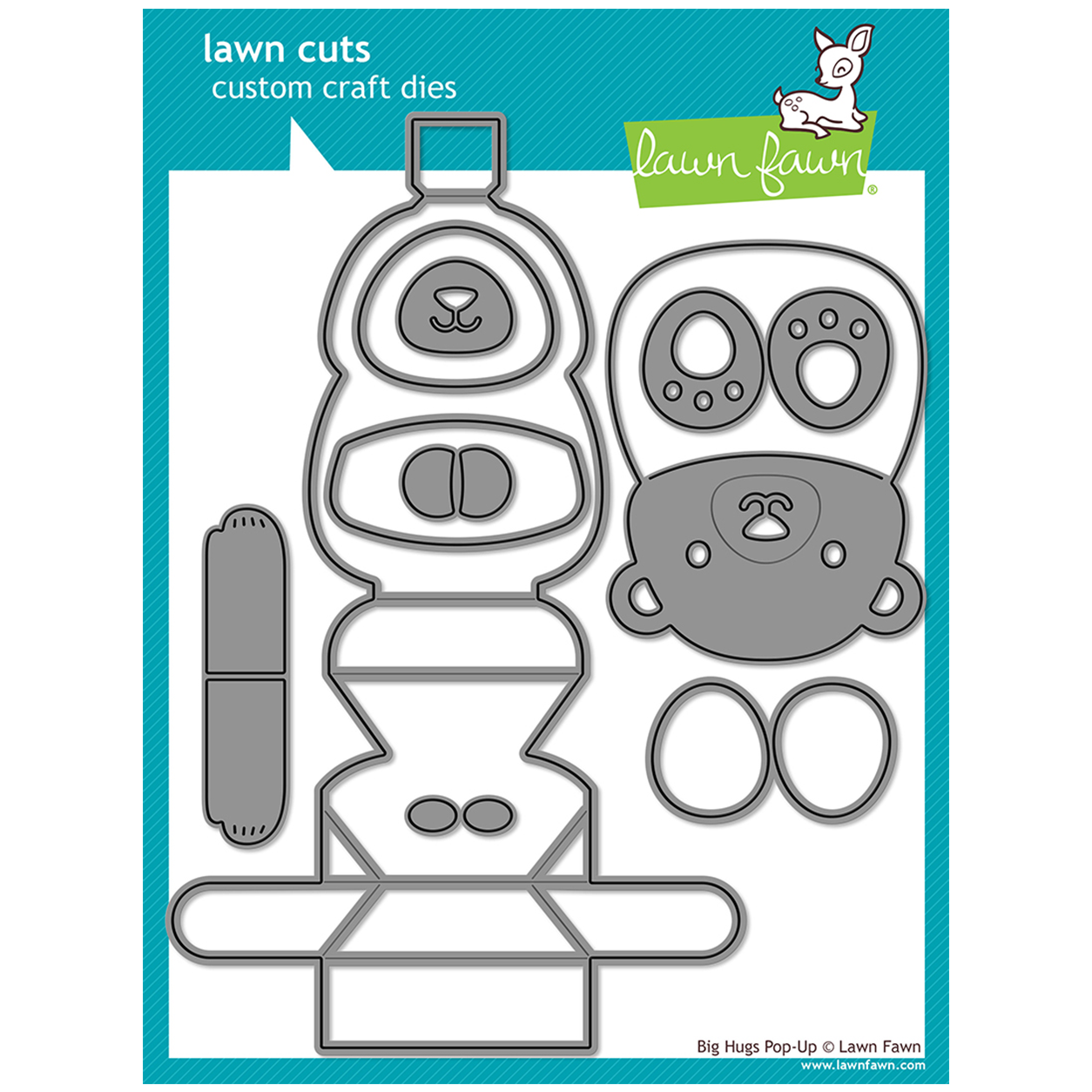 Lawn Fawn big hugs pop-up