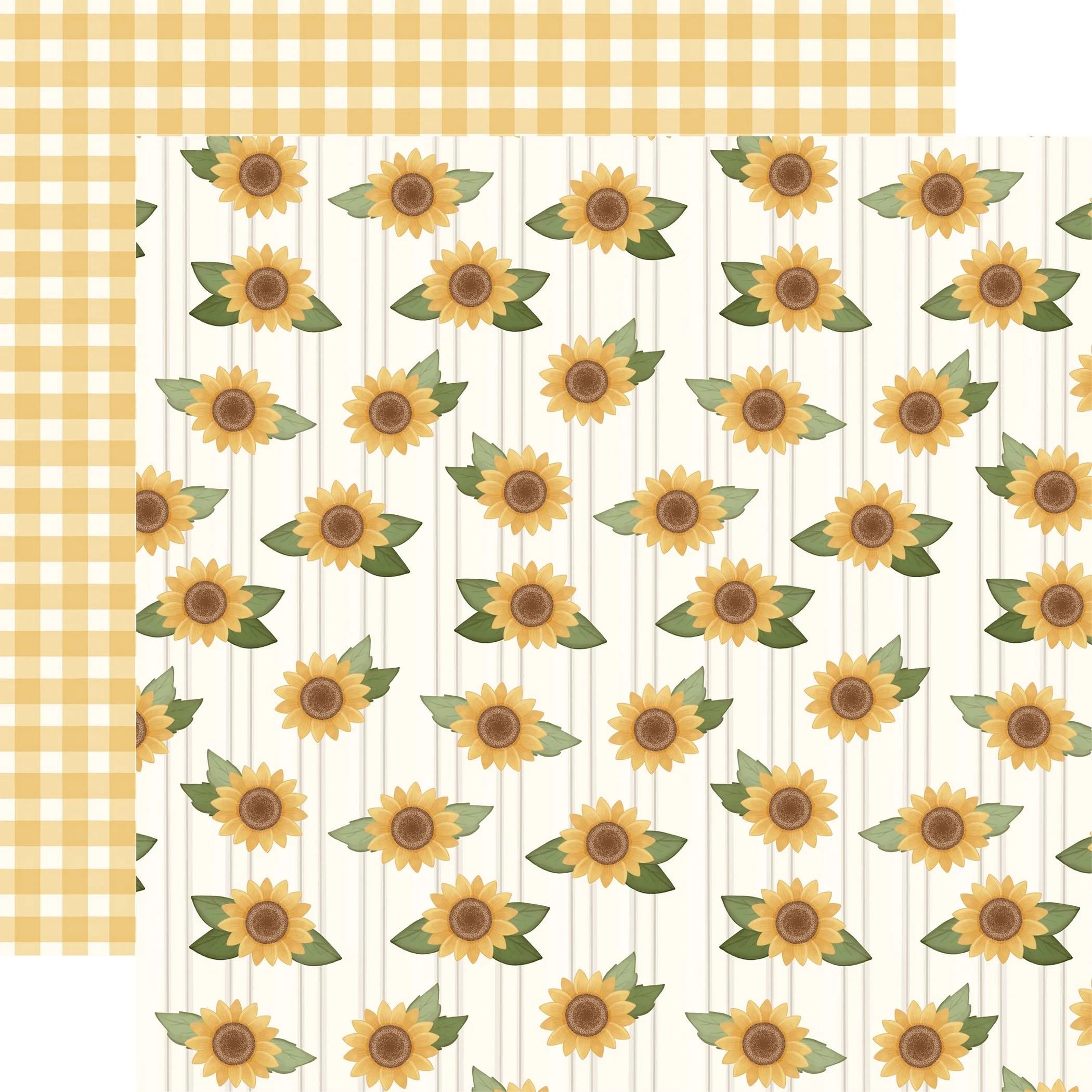 Carta Bella Home Sweet Home 12" x 12" Paper Sunflower Days