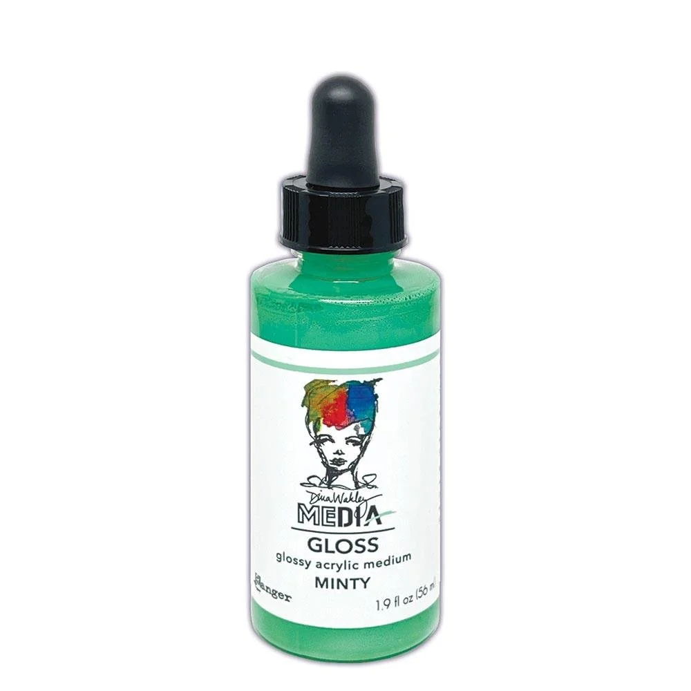 Dina Wakley Media Gloss Dropper Minty