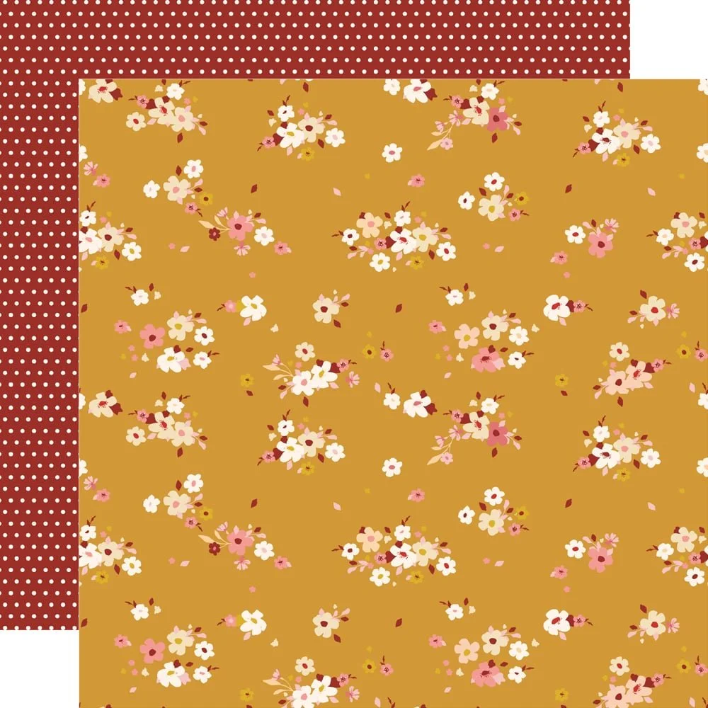 *Pre-Order* Simple Stories Pumpkins & Plaid 12" x 12" Paper Cider Season