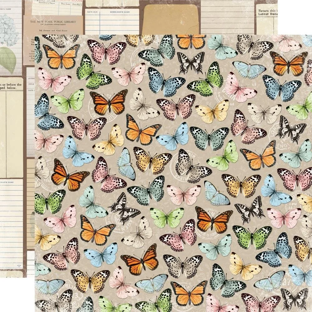 Simple Stories Junk Drawer 12" x 12" Paper Beauty In The Details