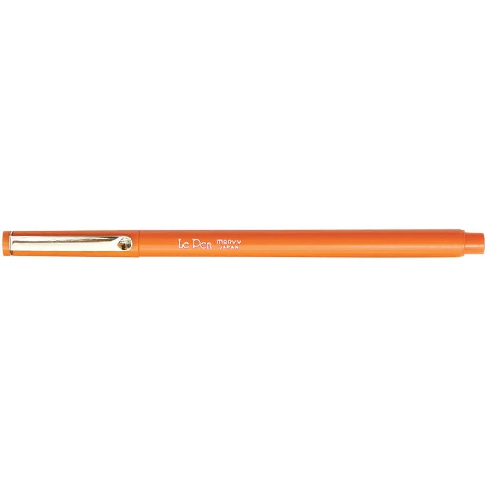 Le Pen .03mm Point Pen Orange