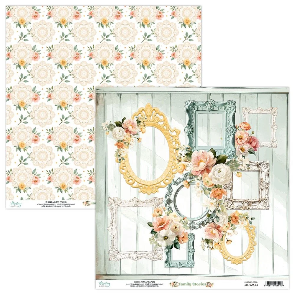 *Pre-Order* Mintay Family Stories 12" x 12" Paper Sheet 04