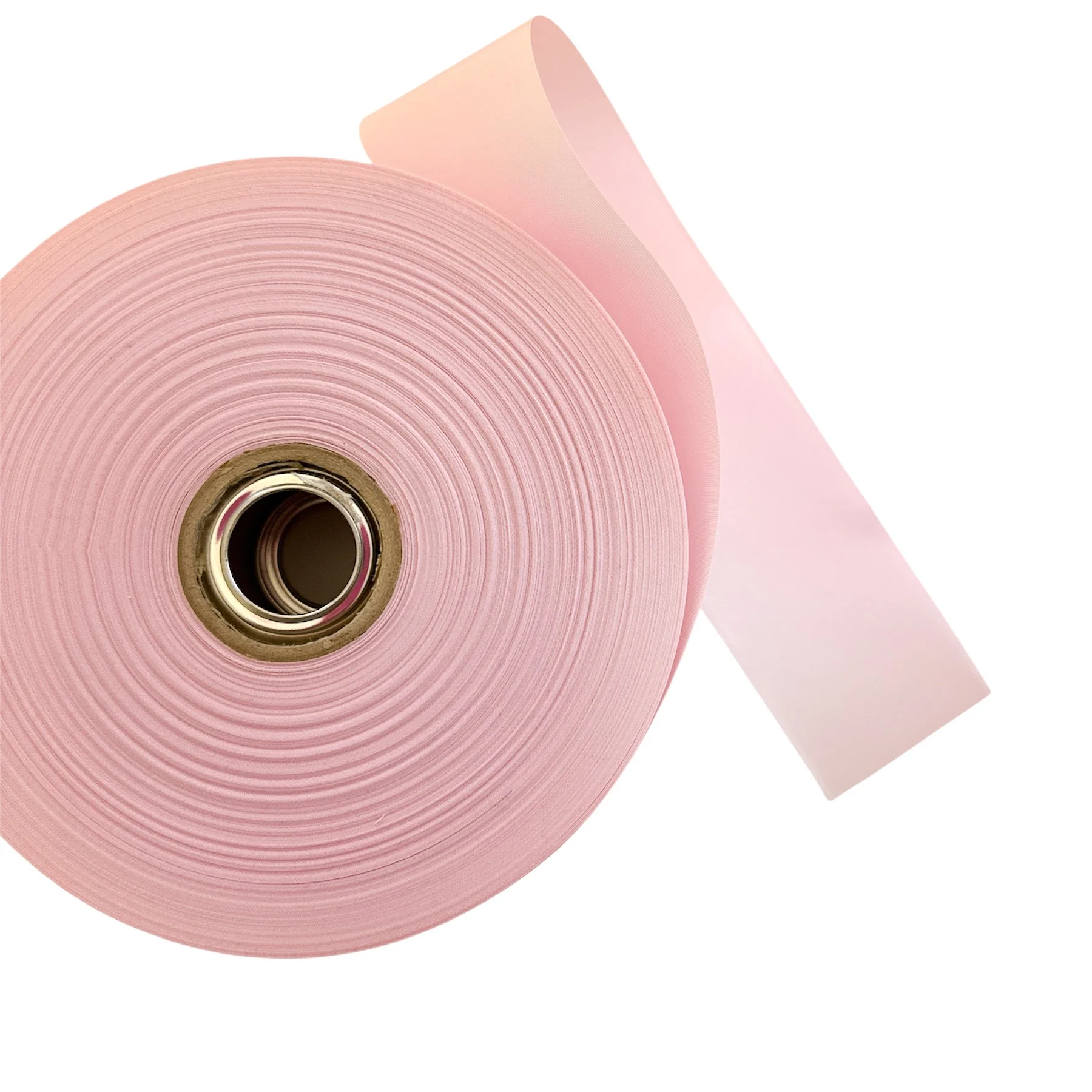 Wide Satin Light Pink Ribbon 2" by the yard