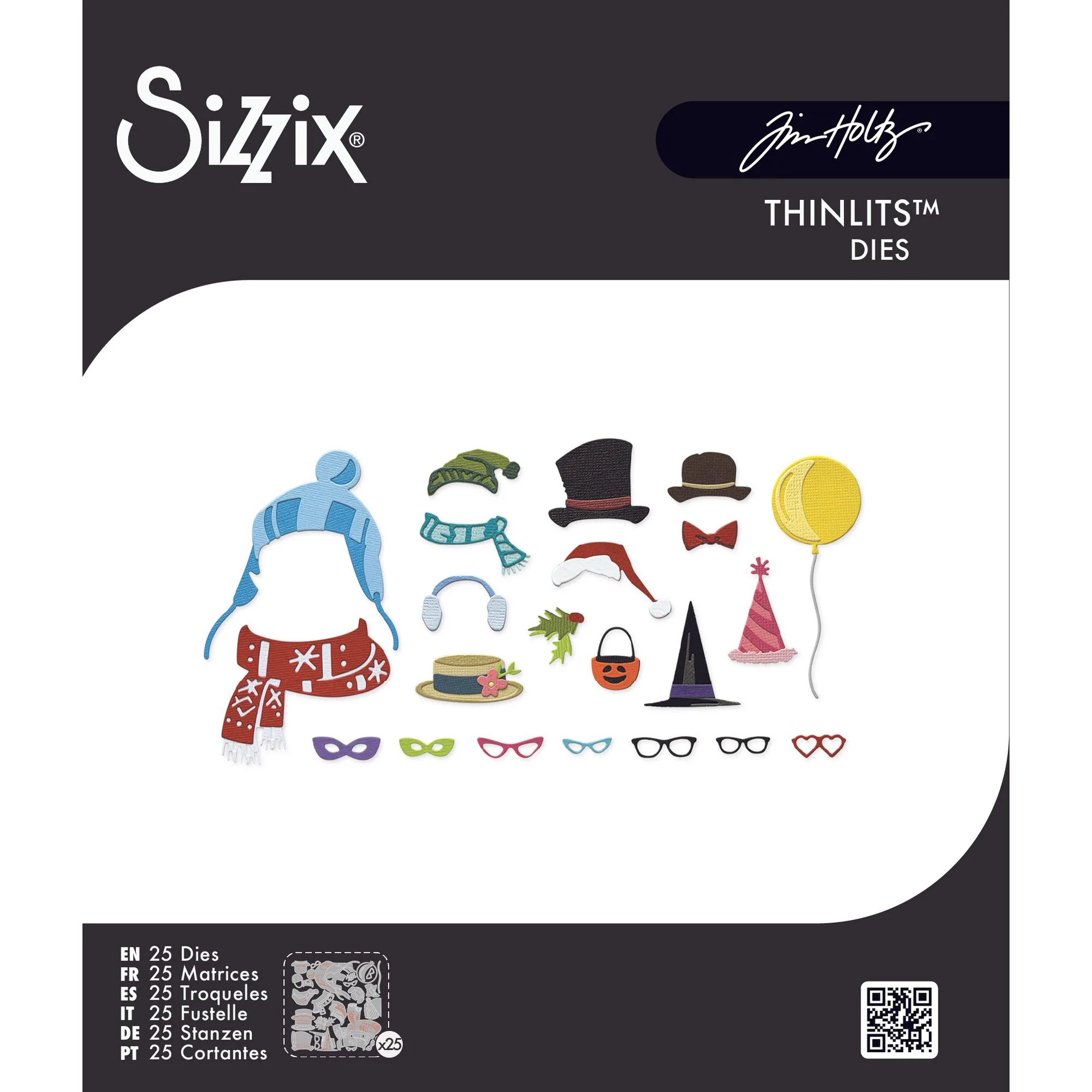 Tim Holtz Sizzix Mini Accessories Colorize Thinlits Dies