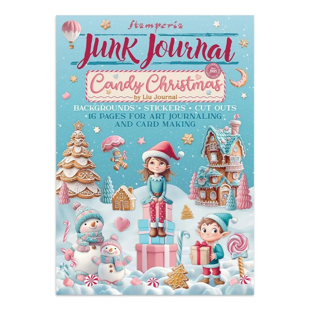 Stamperia Candy Christmas Junk Journal