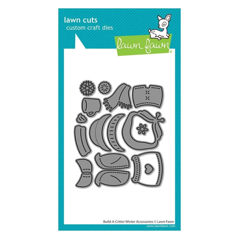 Lawn Fawn Lawn Cuts Build-A-Critter Winter Accessories