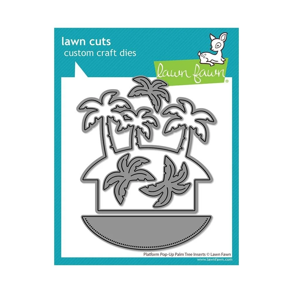 Lawn Fawn Lawn Cuts Platform Pop-Up Palm Tree Inserts