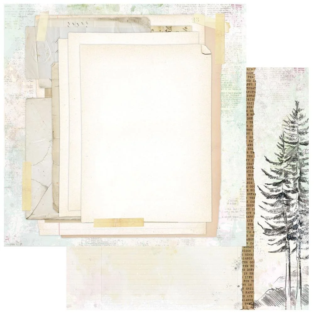 49 & Market Vicki Boutin Curiosities In Willow Grove 12" x 12" Paper Starters 7