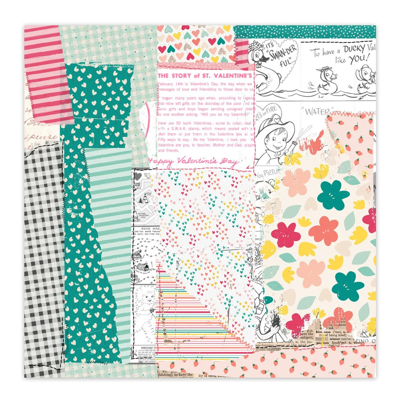 Pretty Little Studio Love Is Kind 12" x 12" Single Sided Paper Little Moments