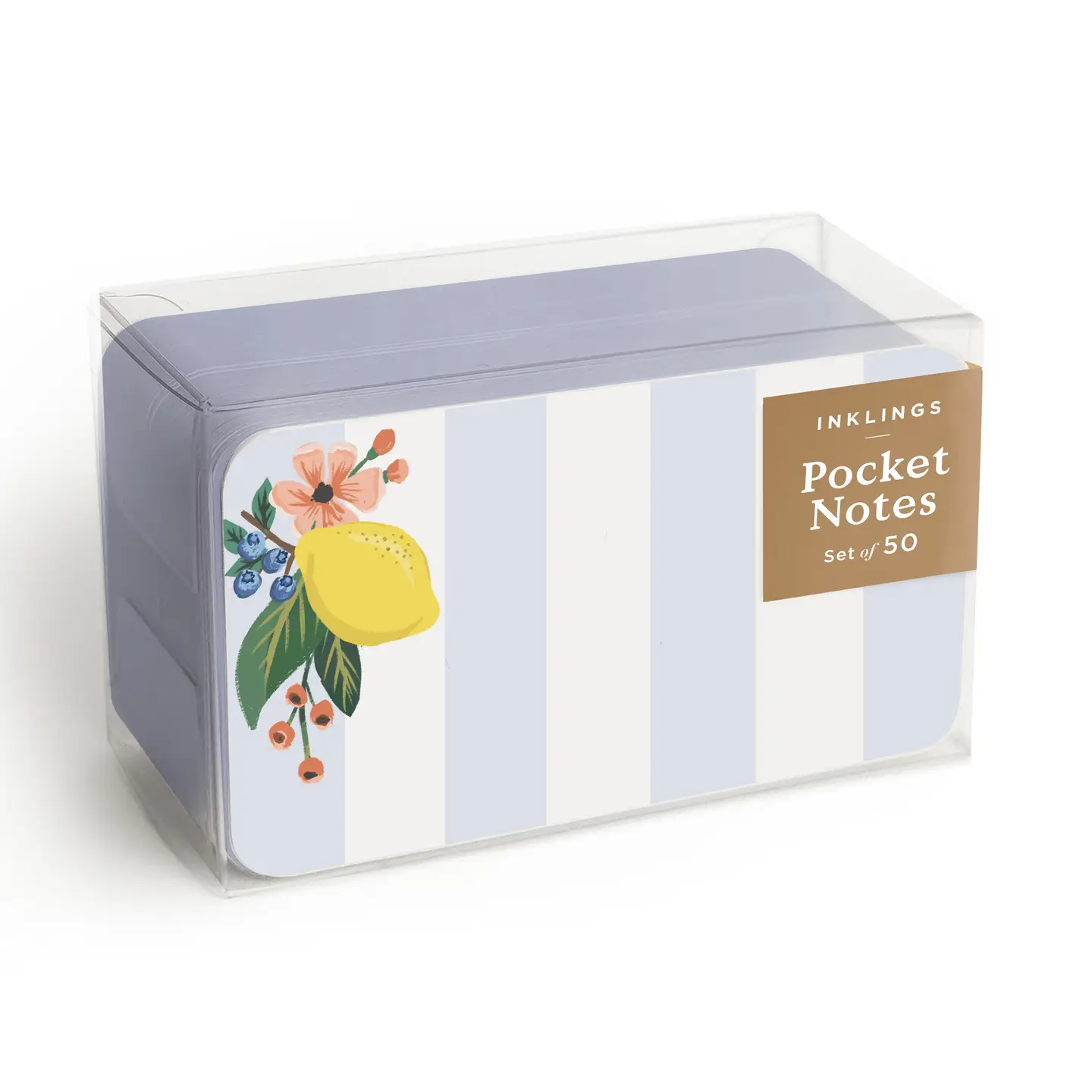 Inklings Paperie Pocket Notes™ Lemon Stripe