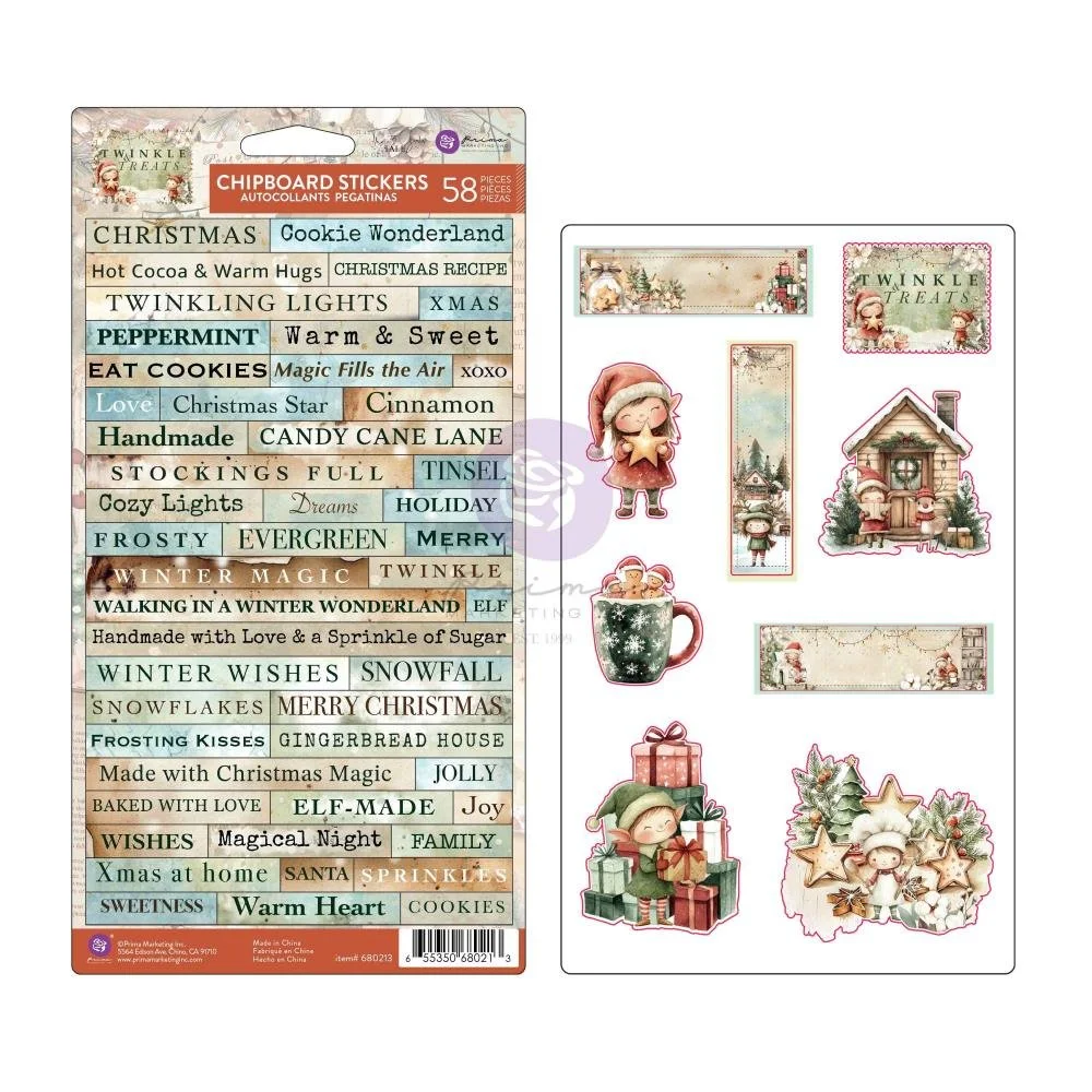 Prima Twinkle & Treats Chipboard