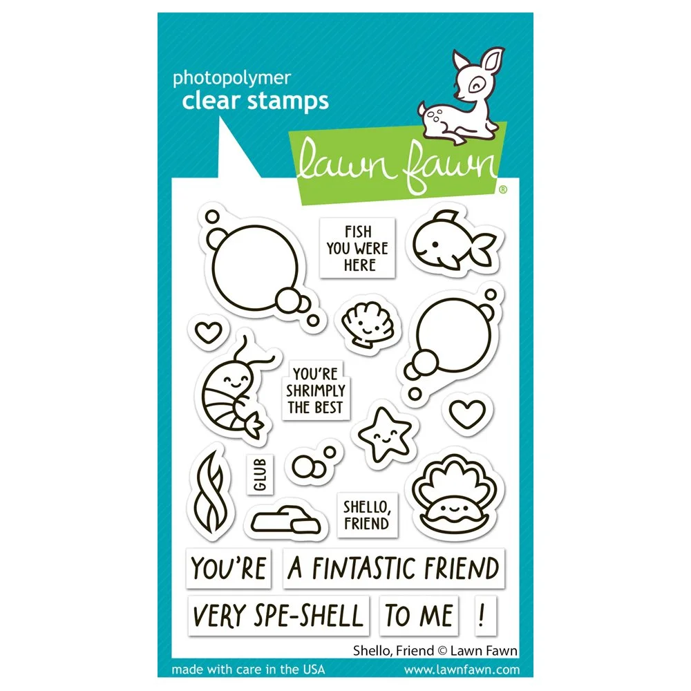 Lawn Fawn Stamps Shello, Friend