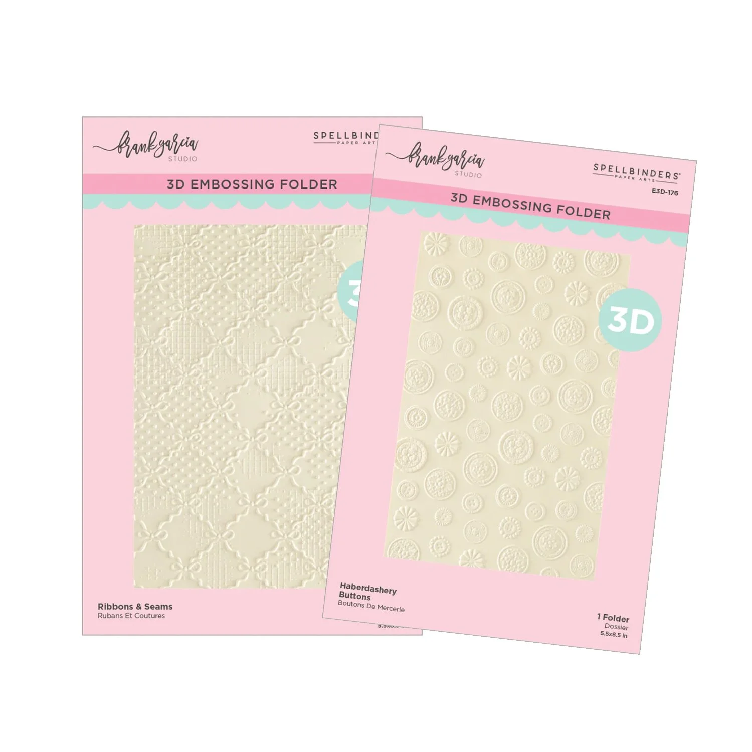 July Happy Heart Mail Kit Embossing Folders